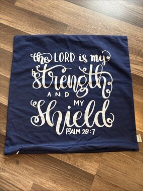 Emvency  psalm 28:7 pillow cover